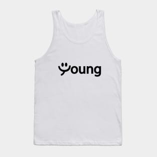 Young feeling young artistic design Tank Top